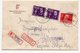 1946 YUGOSLAVIA, CROATIA, ZAGREB TO PETROVGRAD, ZRENJANIN, PALACE HOTEL, RECORDED, EXPRESS, LETTER ON HEADED PAPER - Briefe U. Dokumente