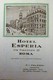 Vecchi Opuscoli Turistici Rome ROMA  HOTEL ESPERIA Ancien Dépliant Touristique-OLD Tourist Brochures - Dépliants Turistici