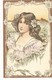 CPA - ART NOUVEAU -  FEMME AUX FLEURS - MARGUERITE- NON ECRITE - TBE - Other & Unclassified