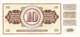 10 Dinar Banknote Jugoslawien 1981 VF/F (III) - Jugoslawien