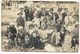 44-LE POULIGUEN-CARTE PHOTO-La Plage, Groupe...1919  Animé  (coin Pli) - Le Pouliguen