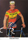 CARTE CYCLISME RUDY MATTHIJS SIGNEE TEAM HITACHI 1985 - Ciclismo