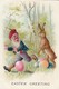 EASTER ; Gnome , Easter Greeting , 1908 ; Rabbit - Pâques