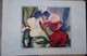 Carte Fleurs Iris Pivoine Franz Somm - Unicef - Fleurs