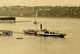 Suisse * Genève Quai Des Eaux Vives, Bateau à Vapeur, Barques Léman - Photo Albumine Vers 1890 - Voir Scans - Anciennes (Av. 1900)