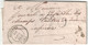 1857 - BOITE RURALE L De ST SAINT JULIEN (EURE) Sur LETTRE LAC CAD T14 De GAILLON Avec TAXE MANUSCRITE 25 - 1849-1876: Classic Period