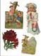 LOT 9  DECOUPIS GAUFFRES  ENFANTS FLEURS FRUITS - Enfants