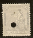 España Edifil 138T  1 Peseta Lila  Telégrafos  Corona Y Alegoría 1873  NL227 - Unused Stamps