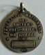 Médaille F.N.A.P.C Fédération Nationale Des Anciens Prisonniers De Guerre Signé H. Bargas 23mm Métal Argenté - France