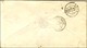 Plume + Càd T 14 COLLONGES (1) 9 JANV. 1849 / N° 3 Filet Inférieur Droit Effleuré Sur Lettre Pour Les Echelles. Exceptio - 1849-1850 Cérès