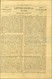 Etoile 3 / N° 37 Càd PARIS / PL. DE LA MADELEINE 28 OCT. 70 Sur Gazette Des Absents N° 1 Pour Sorgues Par Bourron (Seine - War 1870