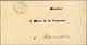 Cachet Provisoire POSTES / 1871 / EPINAL Sur Lettre Avec Texte Daté Le 26 Janvier 1871, Au Verso Cachet Allemand PREFECT - Guerra Del 1870