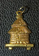 Pendentif Médaille En Laiton Embouti (années 20/30) "Ruche" Abeille - Autres & Non Classés