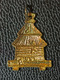 Pendentif Médaille En Laiton Embouti (années 20/30) "Ruche" Abeille - Autres & Non Classés