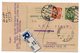 1938 YUGOSLAVIA, SERBIA, IRIG TO BELGRADE, RECORDED, ADDITIONAL 3 DIN STAMP, STATIONERY CARD, USED - Postal Stationery