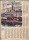 Luxembourg 1971, Calendrier Des Facteurs Des Postes, Grand Format, Port De Mertert 2 Scans - Groot Formaat: 1971-80