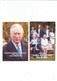 2018 2 POSTCARDS  PRINCE CHARLES  POTRAIT AND FAMILY GROUP - Royal Families