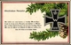 Passepartout Cp Glückwunsch Neujahr, Eisernes Kreuz, Kiels Gruß 1870 - New Year