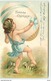 N°7484 - Carte Fantaisie - Fröhliche Ostern - Enfant Portant Un Oeuf - Pâques