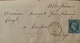 R1917/206 - NAPOLEON III N°22 Sur ✉️ Du 5 SEPT 1866 D'AURILLAC à TERRASSON - VARIETE ➤➤➤ RETOUCHE DU POURTOUR (RARE+++) - 1862 Napoléon III.