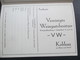 Delcampe - Deutsches Reich 1929 Werbepostkarte Doppelkarte Deutscher Sekt Freistempel VW / Vereinigte Weingutsbesitzer Koblenz - Werbepostkarten