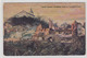 Montenegro WWI From Russian Destroyed Village In Russisch-Polen Postcard 1918 KuK Kreiskommando In Podgorica Feldpost - Montenegro