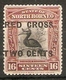 NORTH BORNEO 1918 16c + 2c RED CROSS SG 225 MOUNTED MINT Cat £22 - North Borneo (...-1963)