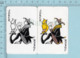 Joker - 2 Joker Fou Joue Aux Cartes Avec Un Hibou Arriere Ours Polaire Blanc - Cartes à Jouer Classiques