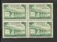 ARGENTINA CAT.GJ 942a ERROR WITHOUT LOWER BOAT LEFT BLOCK OF 4 MINT - Unused Stamps