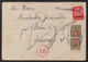 SELESTAT - ALSACE / 1940 CACHET LINEAIRE "SCHLETTSTADT BAHNHOF" SUR LETTRE TAXEE EN SUISSE (ref LE2799) - Altri & Non Classificati