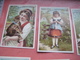 12 Chromos Trade Cards Cacao Chokolade Chocolat,  Pub. D. & M. GROOTES C1894 Lithography Children  With Toys, Cat, Goose - Autres & Non Classés