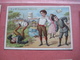 Delcampe - 12 Chromos Trade Cards Cacao Chokolade Chocolat Pub. D. & M. GROOTES C1894 Lithography Children Playing With Cacao Tins - Autres & Non Classés