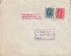 Spain ALBINO DIAZ, BILBAO 1927 Cover Brief HAMBURG Germany Alphonse XIII. ERROR Variety Mult. 'Cliché Scratches' !! - Abarten & Kuriositäten