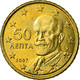 Grèce, 50 Euro Cent, 2007, SPL, Laiton, KM:213 - Grèce