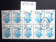 1979 FINE USED BLOCK OF 10 "SG 316" PICTORIAL UNITED NATIONS USED STAMPS.( V0018 ) #00346 - Colecciones & Series