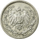 Monnaie, GERMANY - EMPIRE, 1/2 Mark, 1906, Stuttgart, TB, Argent, KM:17 - 1/2 Mark