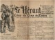 Guerre 14-18 - RARE - CAMP De ZOSSEN Allemagne LE HERAUT Journal- 4 Pages N°1 Du 18.10.1914 - 2 Scans - 1914-18