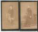 Croatia Dubrovnik/Ragusa  1870 2 X CDV Cabinet Ptoho By Silvino Mascarich - Croatia