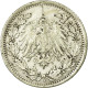 Monnaie, GERMANY - EMPIRE, 1/2 Mark, 1918, Stuttgart, TB, Argent, KM:17 - 1/2 Mark