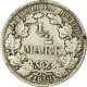 Monnaie, GERMANY - EMPIRE, 1/2 Mark, 1918, Stuttgart, TB, Argent, KM:17 - 1/2 Mark