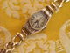 Montre Bracelet Mécanique Or ( Aigle) Et Argent De Marque PERFEX Standard , Avant 1950 .Bracelet Plaqué . Fonctionne - Montres Anciennes