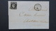 Lettre De Nantua Ain Dec. 1849 Ceres N° 3 Obl Grille Cachet Type 15 Pour Chatillon En Michaille - 1849-1876: Période Classique