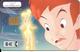 CARTE-PUCE-ESPAGNE-6€-DISNEY-FILM-PETER PAN-08/05-UTILISE-TBE - Disney