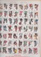 China-1999 Large Folder (28x41 Cm.) With Full Sheet Of 56 Different New Stamps "Ethnic Groups In China" Mnh** - Nuovi