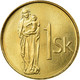 Monnaie, Slovaquie, Koruna, 1993, SPL, Bronze Plated Steel, KM:12 - Slowakei