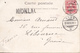 BAC19-  CACHET 1903  NYON-LAC NOIR  + NYON EN VIOLET  DATE 31/08/1903   CACHETS RARES AU VERSO CPA  EVIAN - Marcophilie