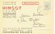 CP Publicitaire NIVELLES 1959 - HINGOT- Librairie-papeterie - Distributeur Officiel Des Parchemins DELCROIX - Nivelles