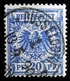 1889 Allemagne Empire Y&T 47, 48, REICHPOST Crown / Eagle Oblitération DUSSELDORF - Usados