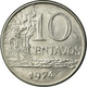 Monnaie, Brésil, 10 Centavos, 1974, TTB, Stainless Steel, KM:578.1a - Brésil