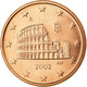 Italie, 5 Euro Cent, 2002, SUP, Copper Plated Steel, KM:212 - Italie